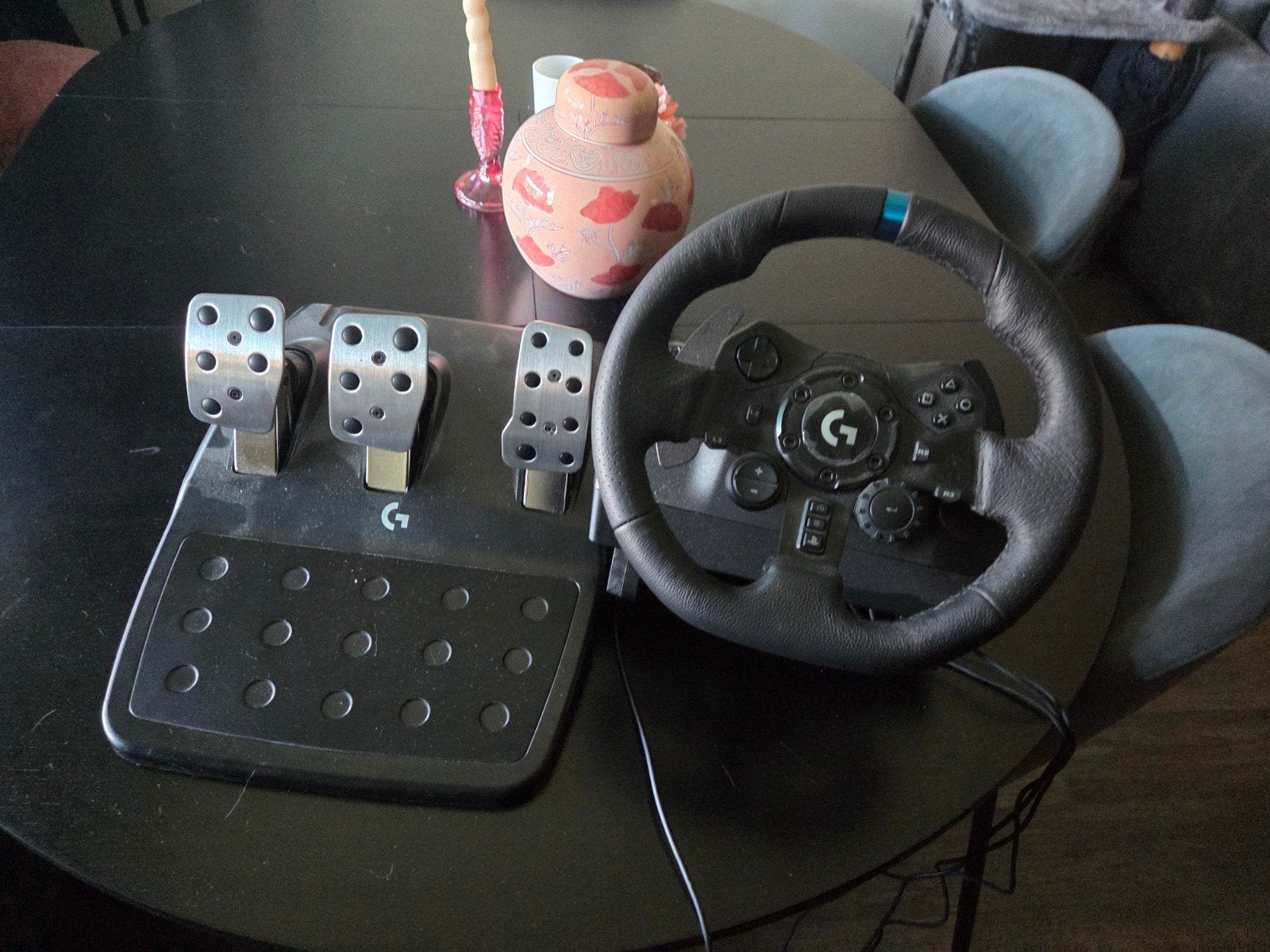 Playstation logitech G923 Racing Wheel, Spelcomputers en Games, Ophalen, Zo goed als nieuw, PlayStation 1