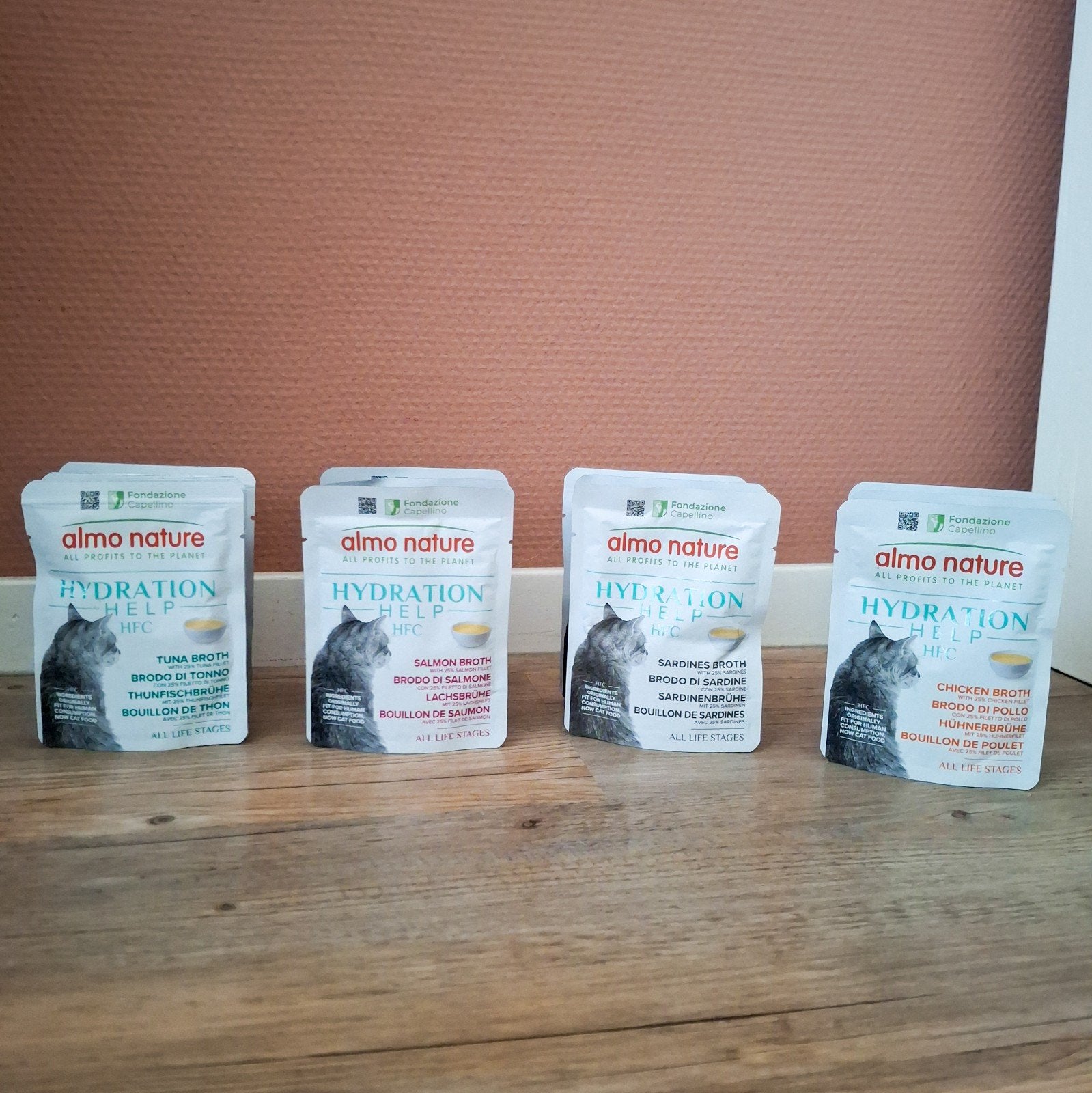 Almo Nature Hydration Help Bundel Kat – 12 Zakjes – 4 Smaken, Verzenden, Kat