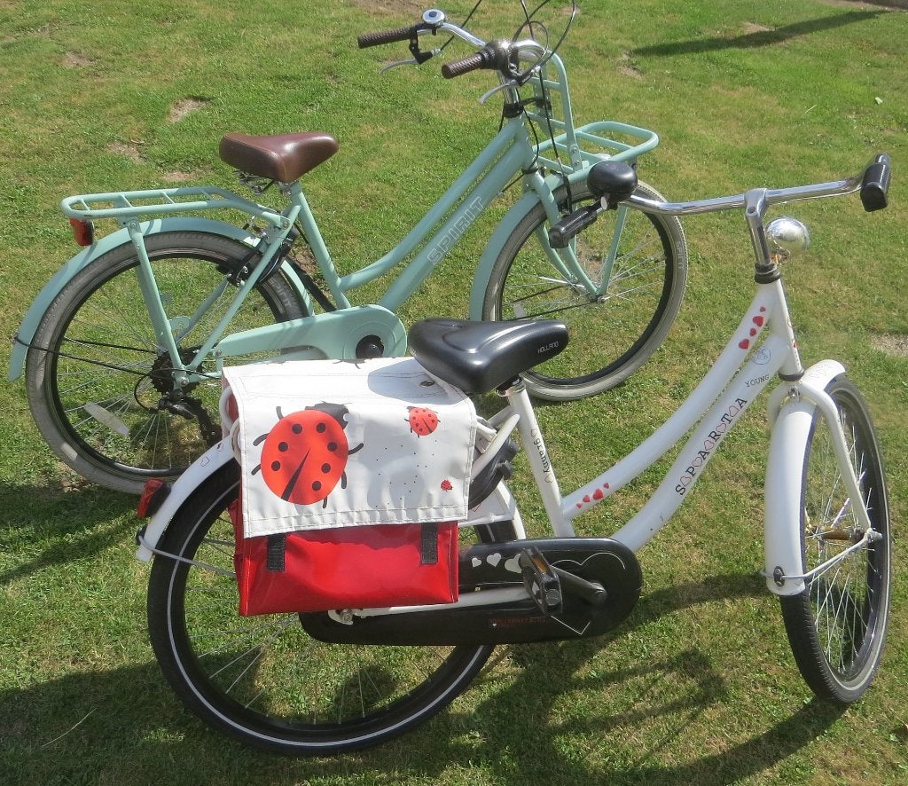 Witte Meisjesfiets 24 inch., Ophalen, Terugtraprem, Sparta, Gebruikt