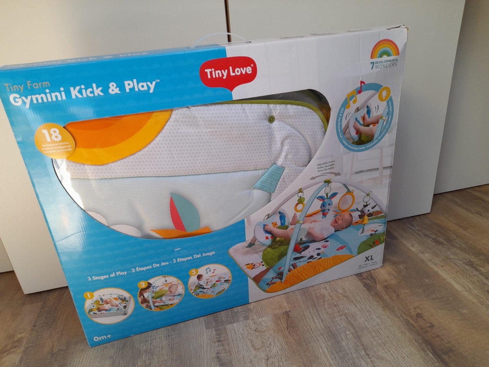 Tiny Love Gymini Kick & Play Speelkleed XL, Ophalen, Zo goed als nieuw, Speelkleed, Met geluid