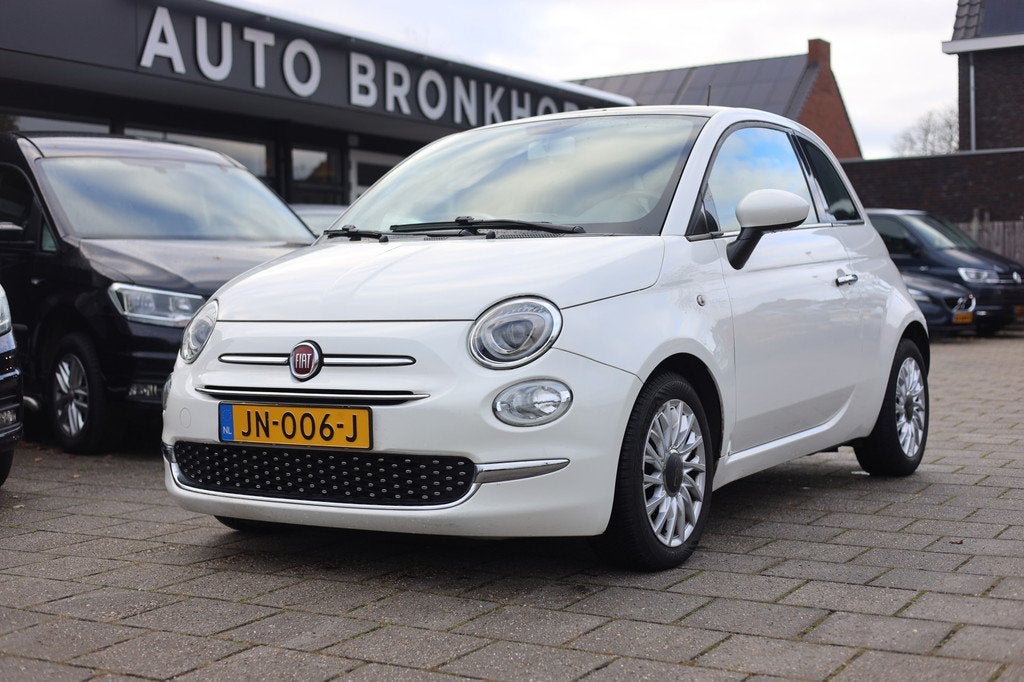 Fiat 500 0.9 TWINAIR TURBO LOUNGE | PANO | LEDER | NAVI | 1e, Auto's, Voorwielaandrijving, Gebruikt, Bedrijf, Handgeschakeld