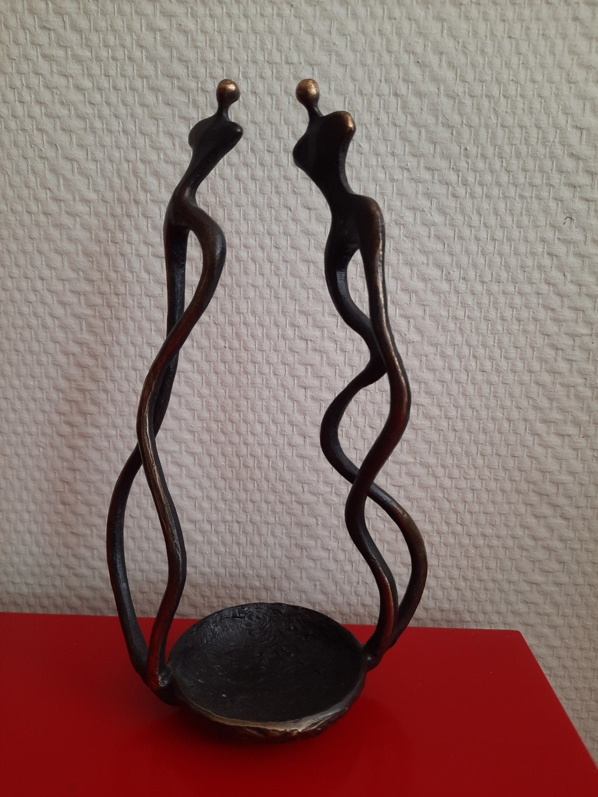 Bronzen sculptuur Corry Ammerlaan gesigneerd, Antiek en Kunst, Goud, Ophalen of Verzenden, Metaal, 19 cm