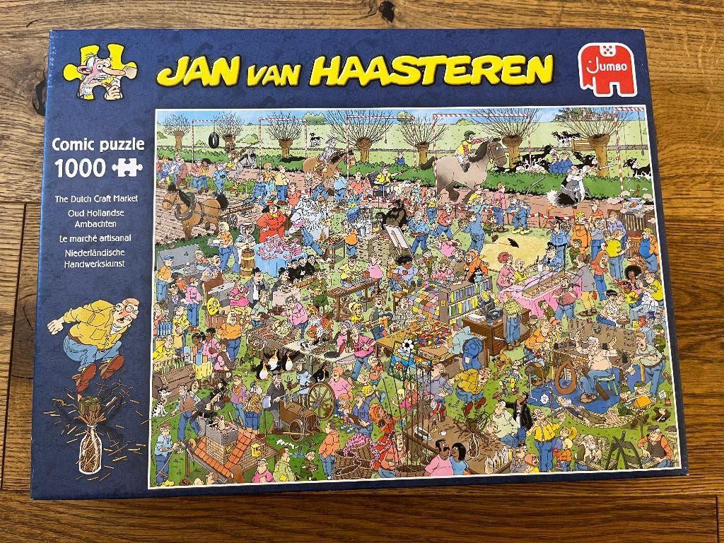 Jan van Haasteren puzzels, Ophalen of Verzenden, 500 t/m 1500 stukjes, Zo goed als nieuw, Legpuzzel