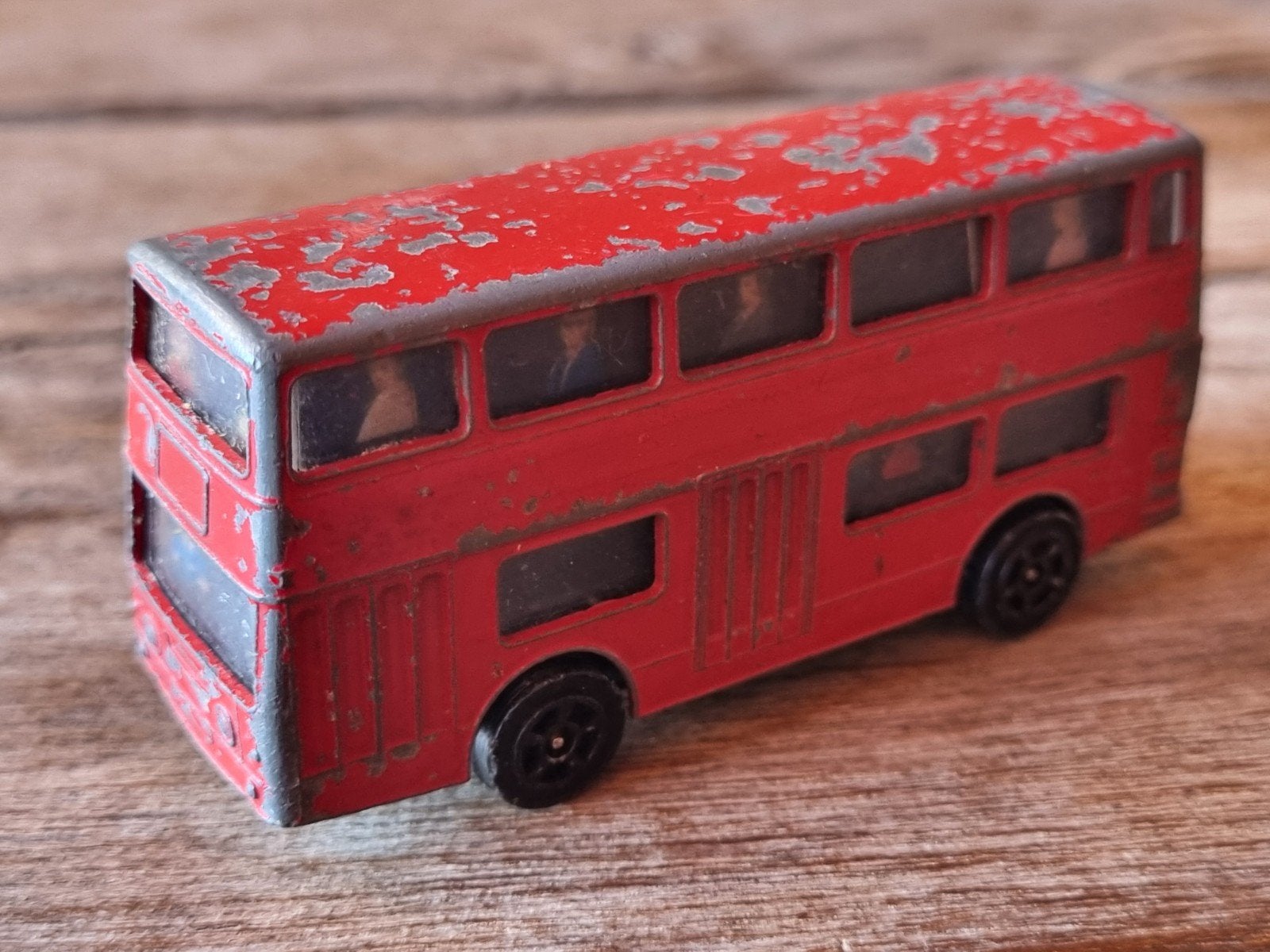 Vintage Corgi Juniors Daimler Fleetline Dubbeldekker Bus, Ophalen of Verzenden, Gebruikt
