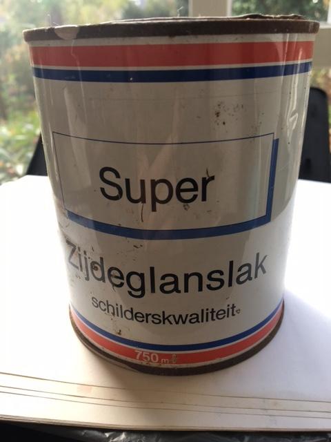 Super zijdeglans lakverf kleur 1421 (camel), Overige kleuren, Nieuw, Ophalen of Verzenden, 15 tot 20 liter