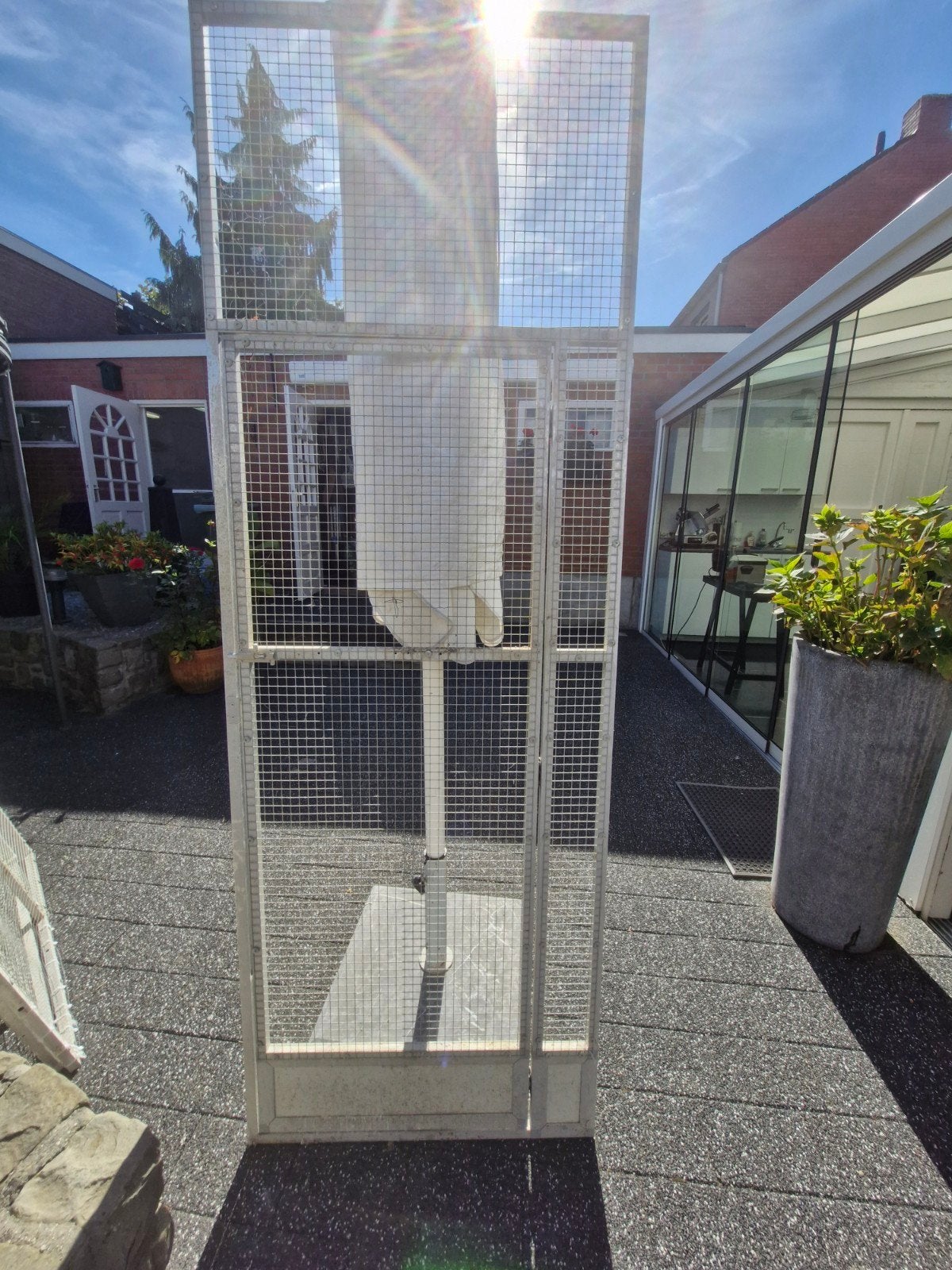 voliere panelen, Dieren en Toebehoren, Ophalen, Zo goed als nieuw, Aluminium, Volière