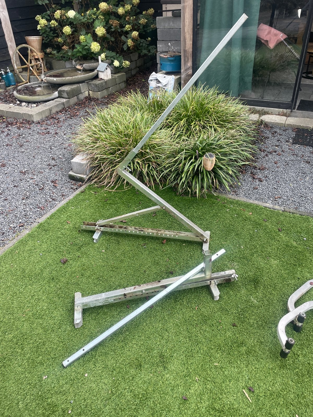 Gebruikte daksteiger - Ideaal voor klussen op hoogte, Doe-het-zelf en Verbouw, Ophalen of Verzenden, Gebruikt, Daksteiger, 2 tot 5 meter