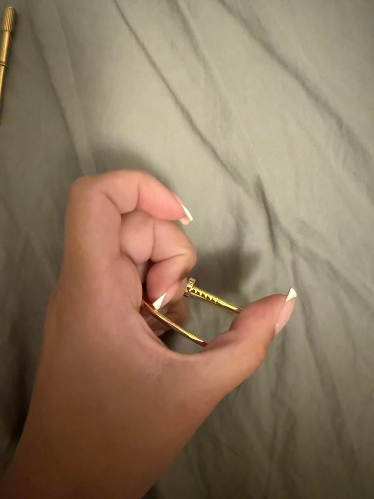 cartier just un clou armband, Sieraden, Tassen en Uiterlijk, Armbanden, Ophalen of Verzenden, Zo goed als nieuw, Goud