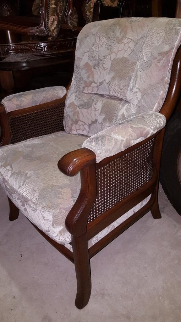 4 eiken fauteuis, Huis en Inrichting, Fauteuils, Verzenden, Minder dan 50 cm