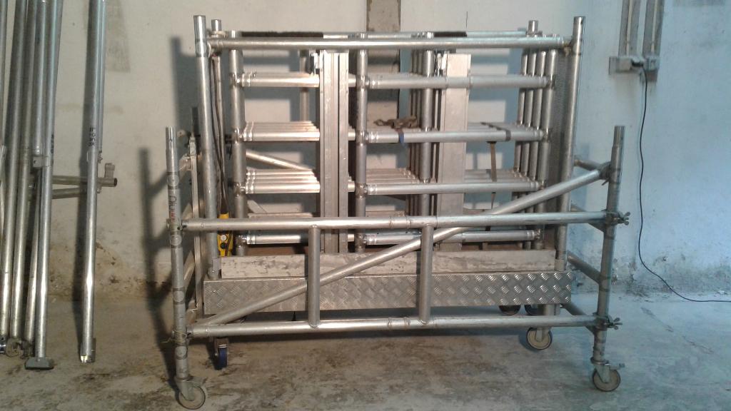 Lockhard Alulift hefsteiger steigerlift hoogwerker, Ophalen, Gebruikt, Overige typen, 5 meter of hoger