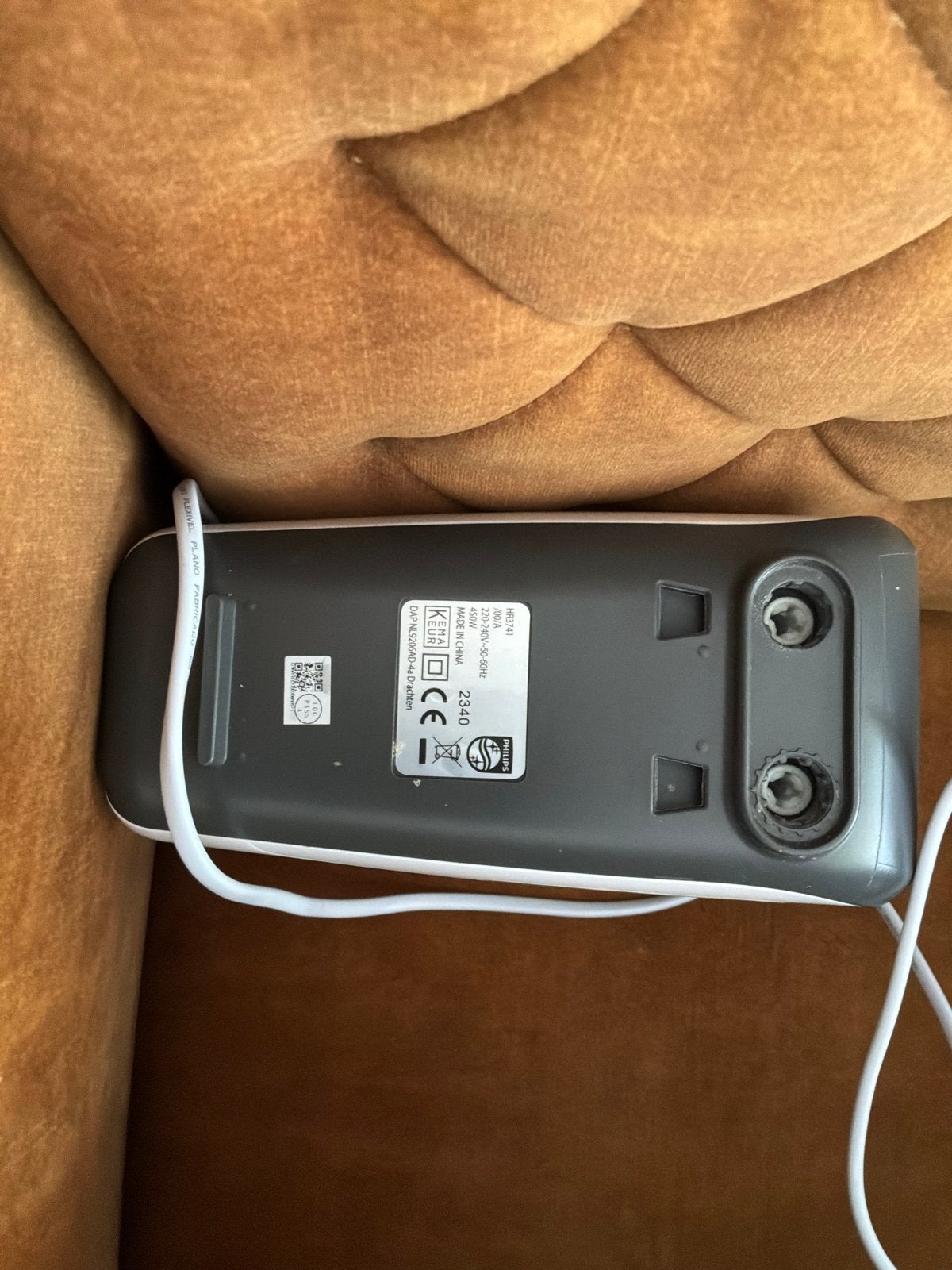 Philips Handmixer HR1459/00 - 300W met 2 snelheden, Ophalen of Verzenden, Gebruikt, 3 snelheden of meer