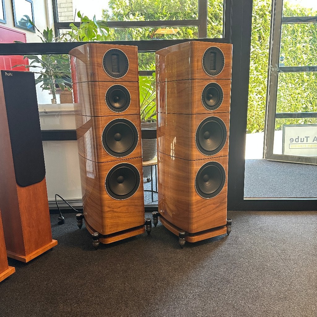 Wharfedale Elysian 4 - Walnoot (occasion), Audio, Tv en Foto, Luidsprekers, Ophalen, Vloerstaande luidspreker, Wharfedale, Onbekend