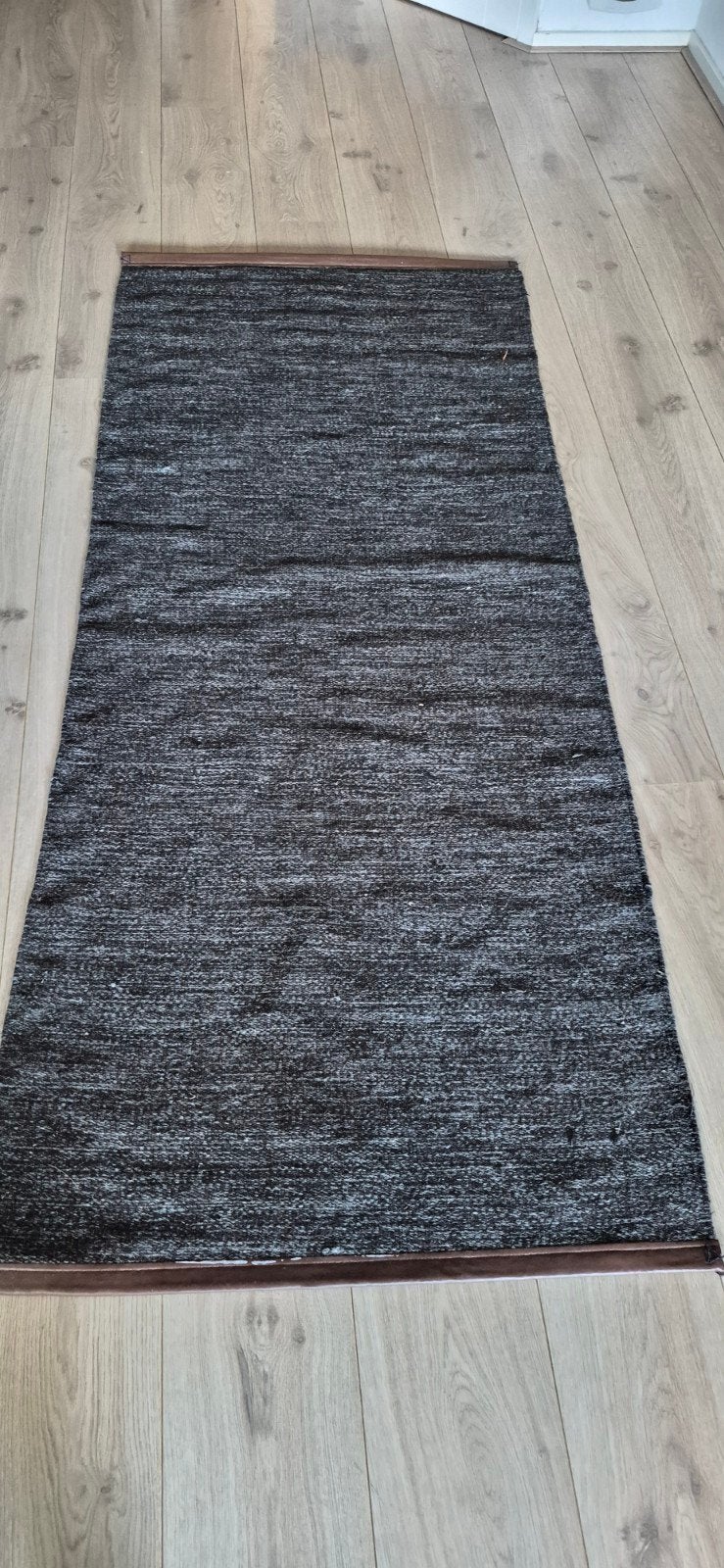 Vloerkleed Strandglim JYSK 80x200 cm, Huis en Inrichting, Stoffering | Tapijten en Kleden, Modern, Scandinavisch, Grijs, Zo goed als nieuw