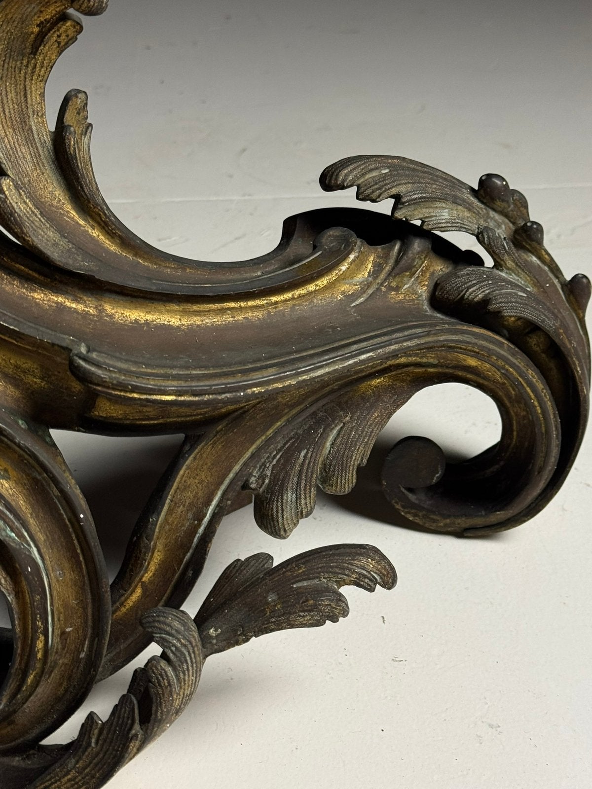 Verguld bronzen Chenets, Antiek en Kunst, Ophalen