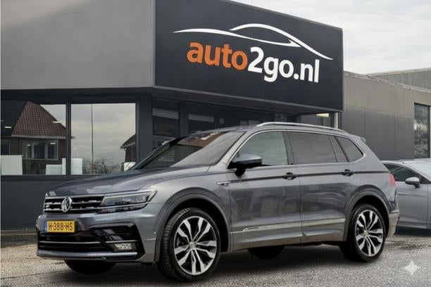 Volkswagen Tiguan Allspace 1.5 TSI AUT7 3X R-LINE.VOL-LEDER, Auto's, 150 pk, SUV of Terreinwagen, Adaptive Cruise Control, 84 €/maand
