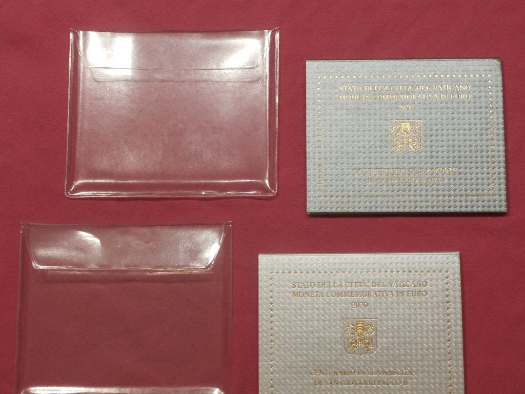 VATICAAN 2 X 2 EURO 2020., Ophalen of Verzenden, Vaticaanstad, 2 euro, Geboorte of Huwelijk