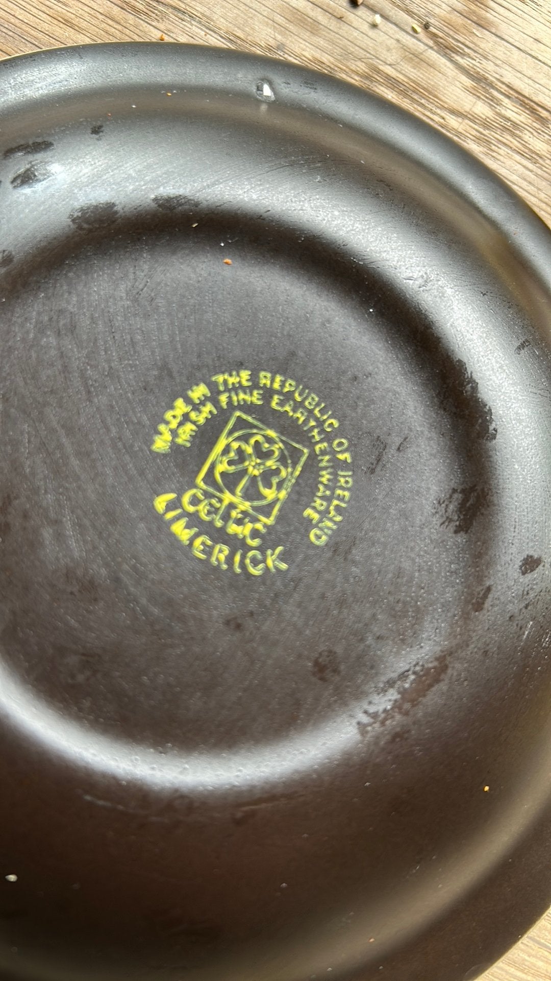 Vintage Irish Limerick bordjes Celtic, 1960s-70s, Ophalen of Verzenden, Overige stijlen, Kop(pen) en/of Schotel(s)
