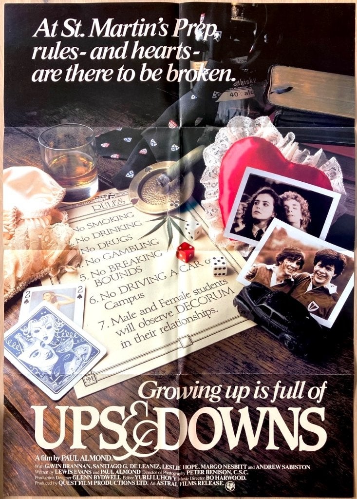 Ups and Downs (1981) - Originele filmposter, Verzamelen, Verzenden, Gebruikt, A1 t/m A3, Film en Tv