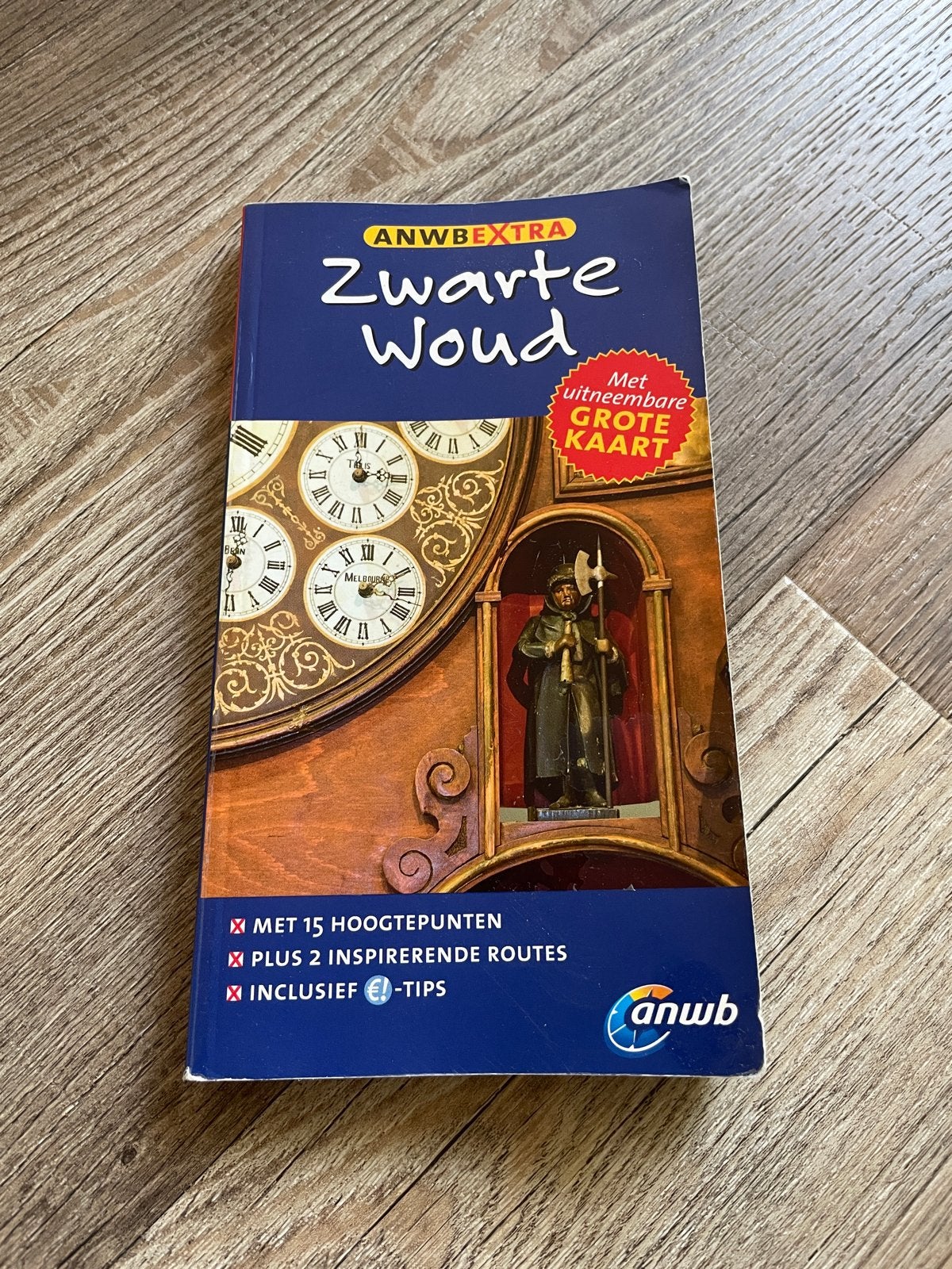 ANWB Extra Reisgids Zwarte Woud met uitneembare kaart, Gelezen, Europa, Ophalen of Verzenden, Reisgids of -boek