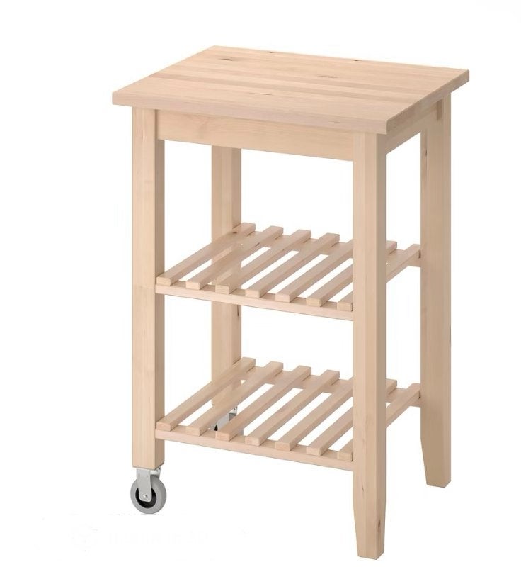 Ikea BEKVÄM keukentrolley roltafel berken, 58x50 cm, Huis en Inrichting, Ophalen, 25 tot 50 cm, 50 tot 100 cm, Minder dan 100 cm