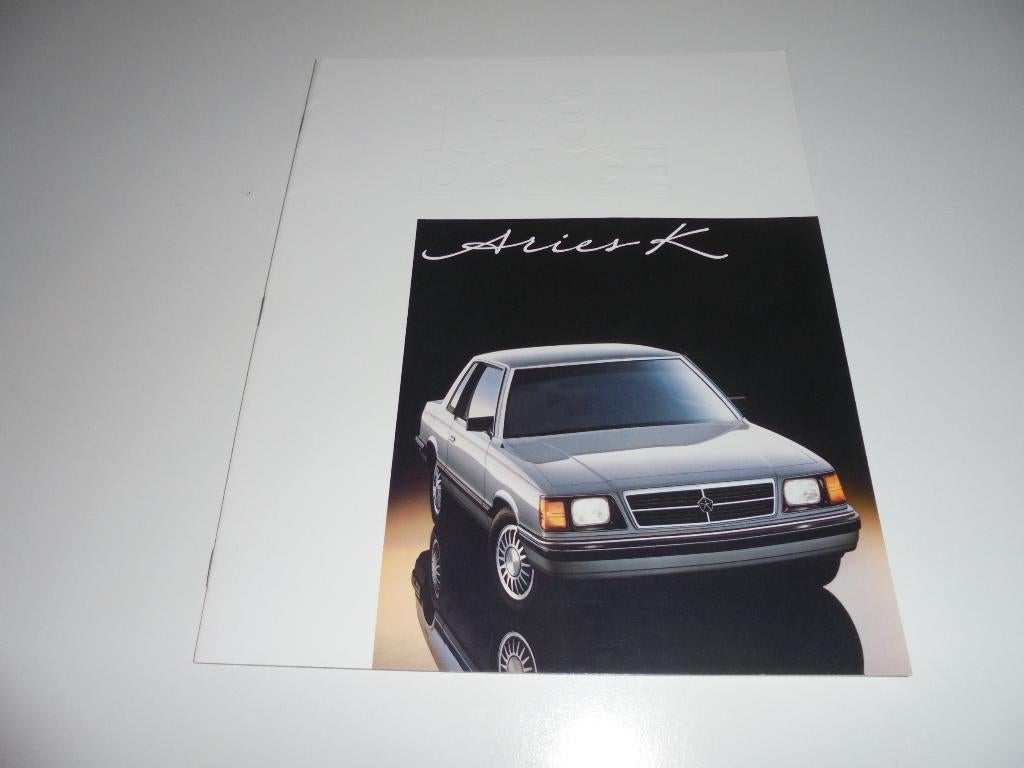 Amerikaanse brochure Dodge Aries K  1987, Ophalen of Verzenden, Nieuw, Overige merken