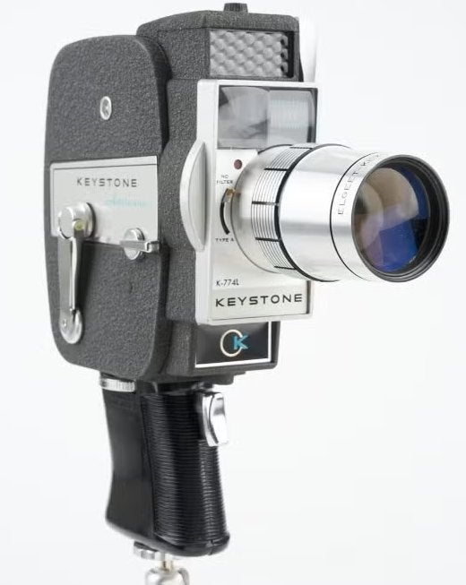 Keystone 8mm Zoom K-774L Load-A-Matic Vintage Filmcamera, Ophalen of Verzenden, 8mm, Camera