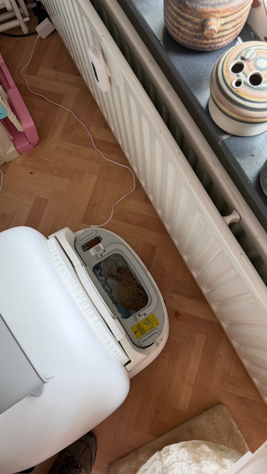 Geautomatiseerde kattenbak, Dieren en Toebehoren, Kattenbakken, Ophalen, Zo goed als nieuw