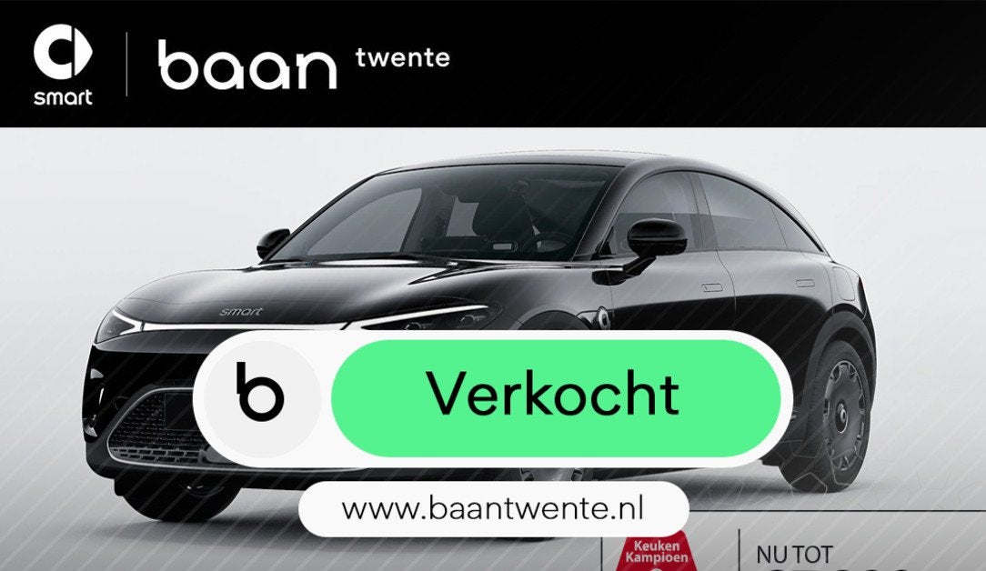 smart #3 Premium 66 kWh | KKD Actie! | Van € 43.175,- voor, Auto's, Automaat, Zwart, Leder, Nieuw