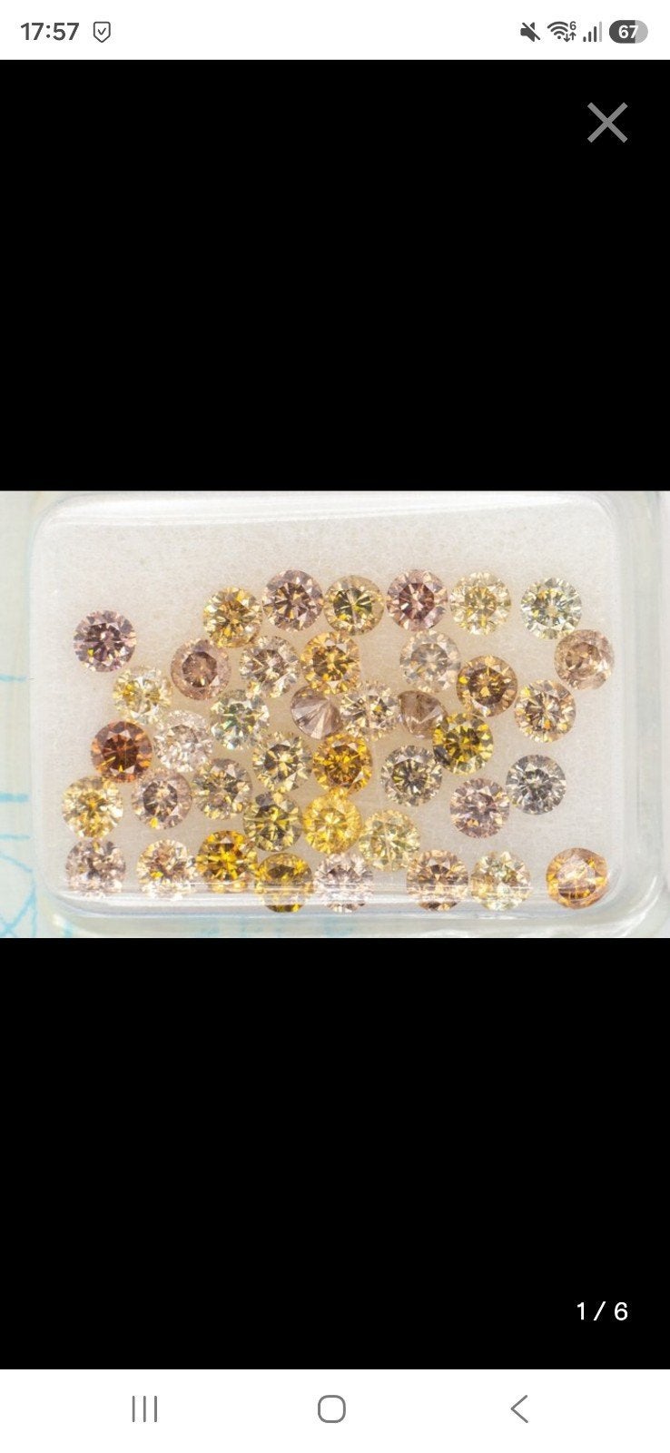 41 Natuurlijke Diamanten - 2.50 ct - Rond - Fancy Mix, Ophalen of Verzenden, Nieuw