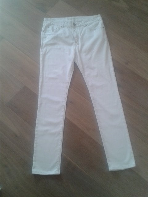 So Soire luxe denim broek maat 44 wit/creme, Wit, Maat 42/44 (L), Ophalen of Verzenden, Zo goed als nieuw