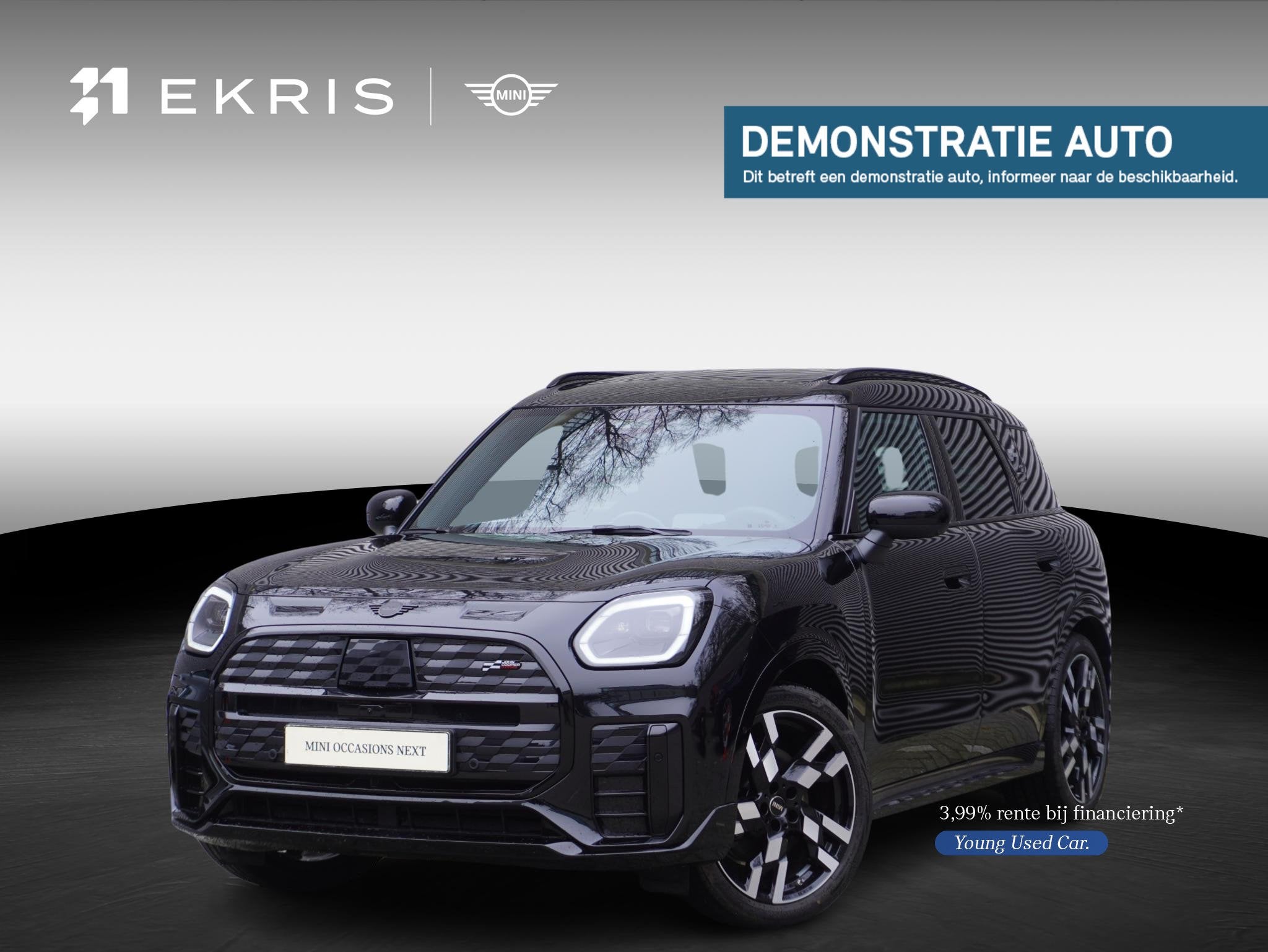 MINI Countryman SE John Cooper Works Uitvoering | Pakket XL, Auto's, Mini, Automaat, 467 km, Zwart, Countryman