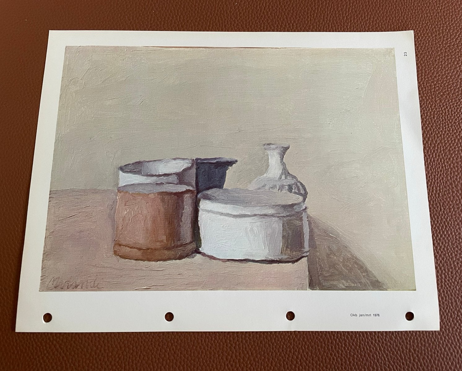 Giorgio Morandi Stilleven Robert Ryman Untitled, Ophalen of Verzenden