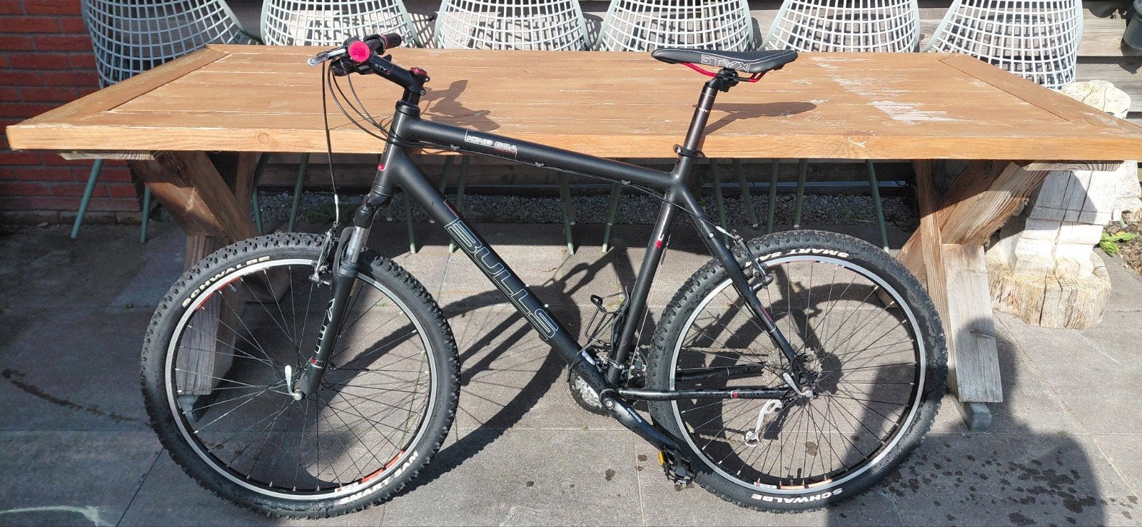 Zwarte Bulls King Boa 3, 57cm framemaat, lite aluminium., 57 cm of meer, Heren, Zo goed als nieuw, Ophalen