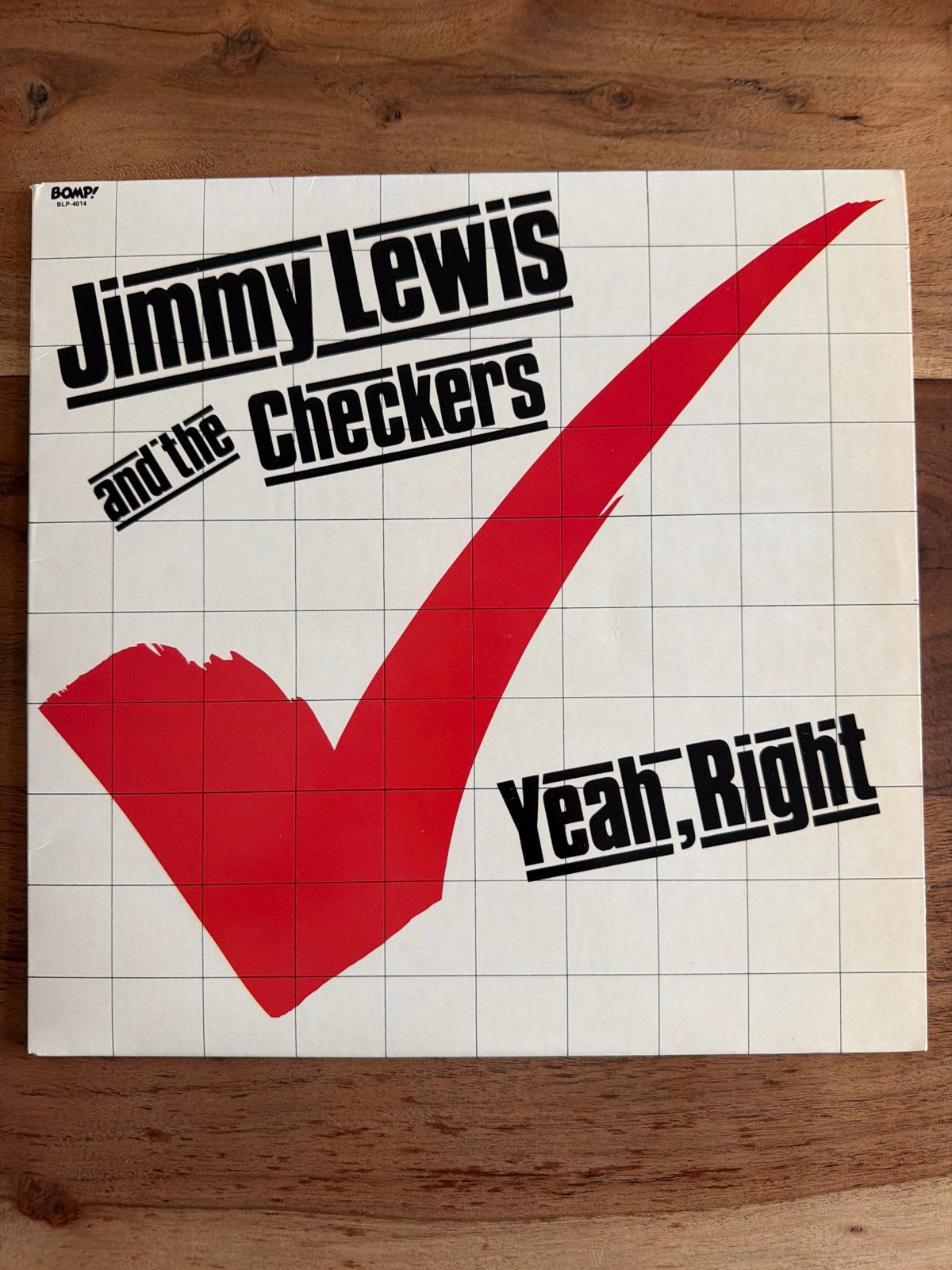 Jimmy Lewis and the Checkers - Yeah, Right LP, LP, Pop, Ophalen of Verzenden, Zo goed als nieuw
