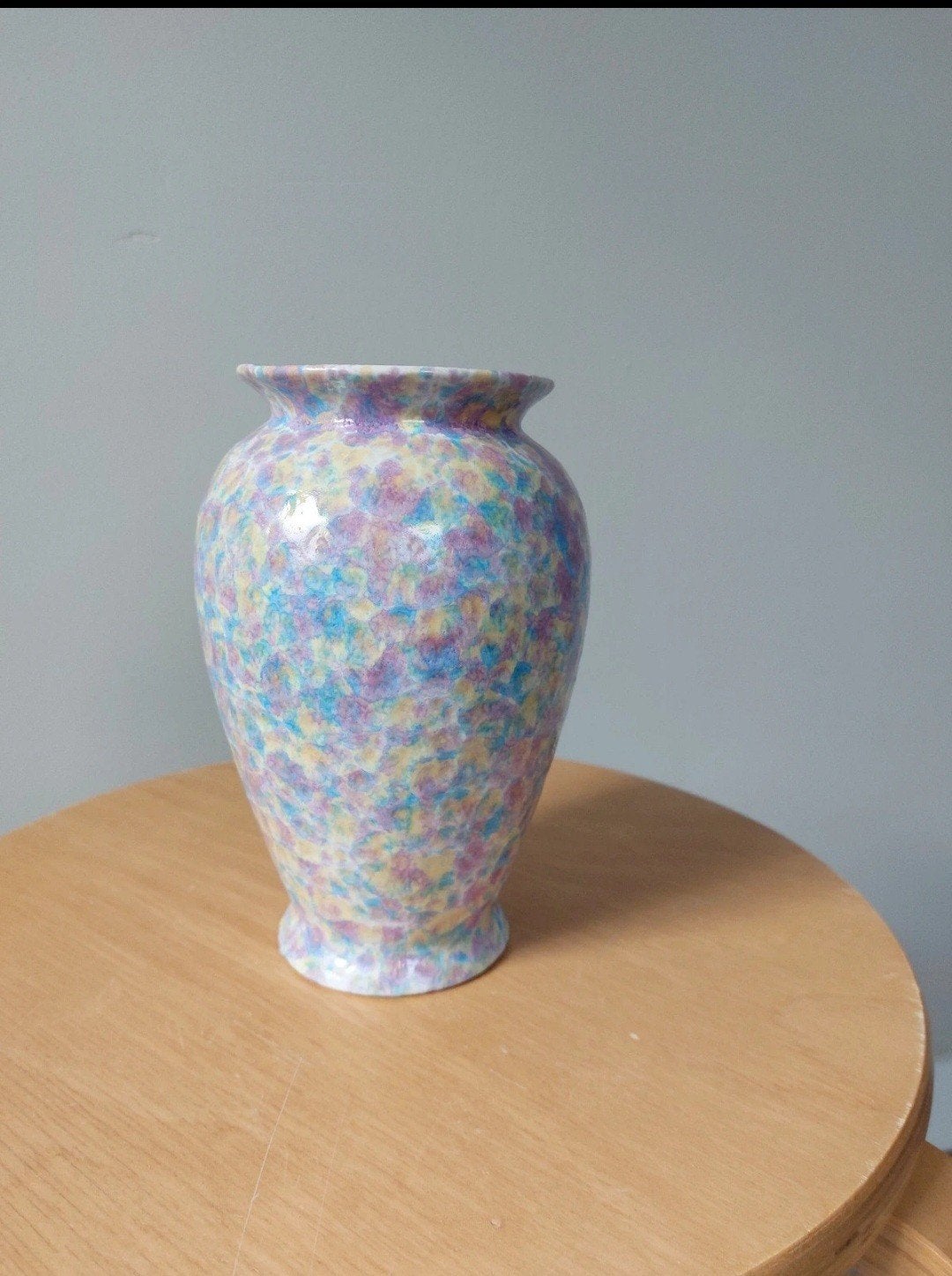 Vintage West Germany Vaas 515-18, Pastel 'confetti' Design, Ophalen of Verzenden