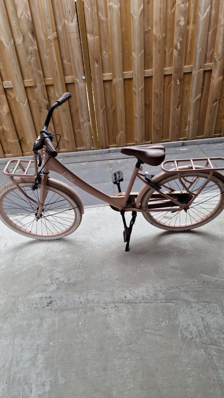 Meisjesfiets Elite 24 inch - Perfect voor 6/7 jaar, Fietsen en Brommers, Terugtraprem, 24 inch, Ophalen of Verzenden, Handrem