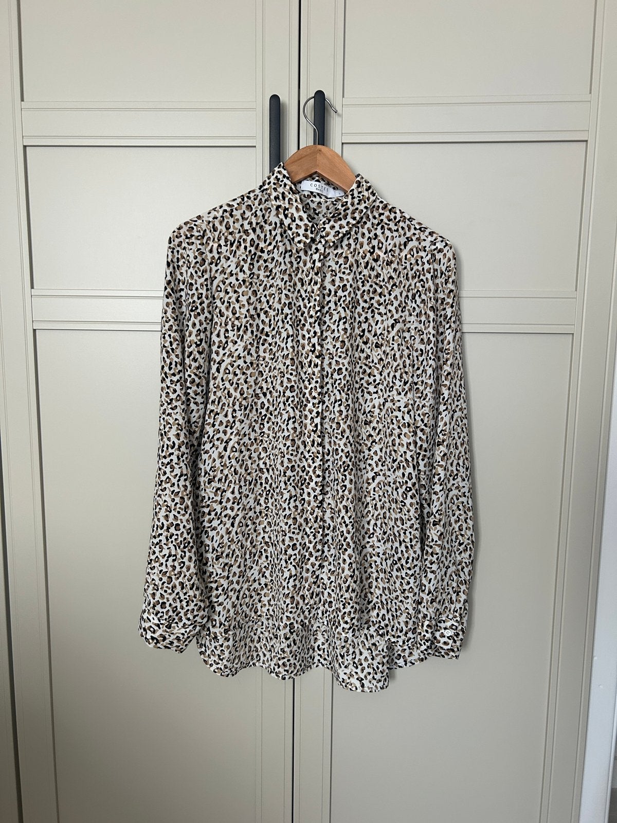 Costes luipaardprint blouse / panterprint top maat L, Ophalen of Verzenden, Zo goed als nieuw, Bruin