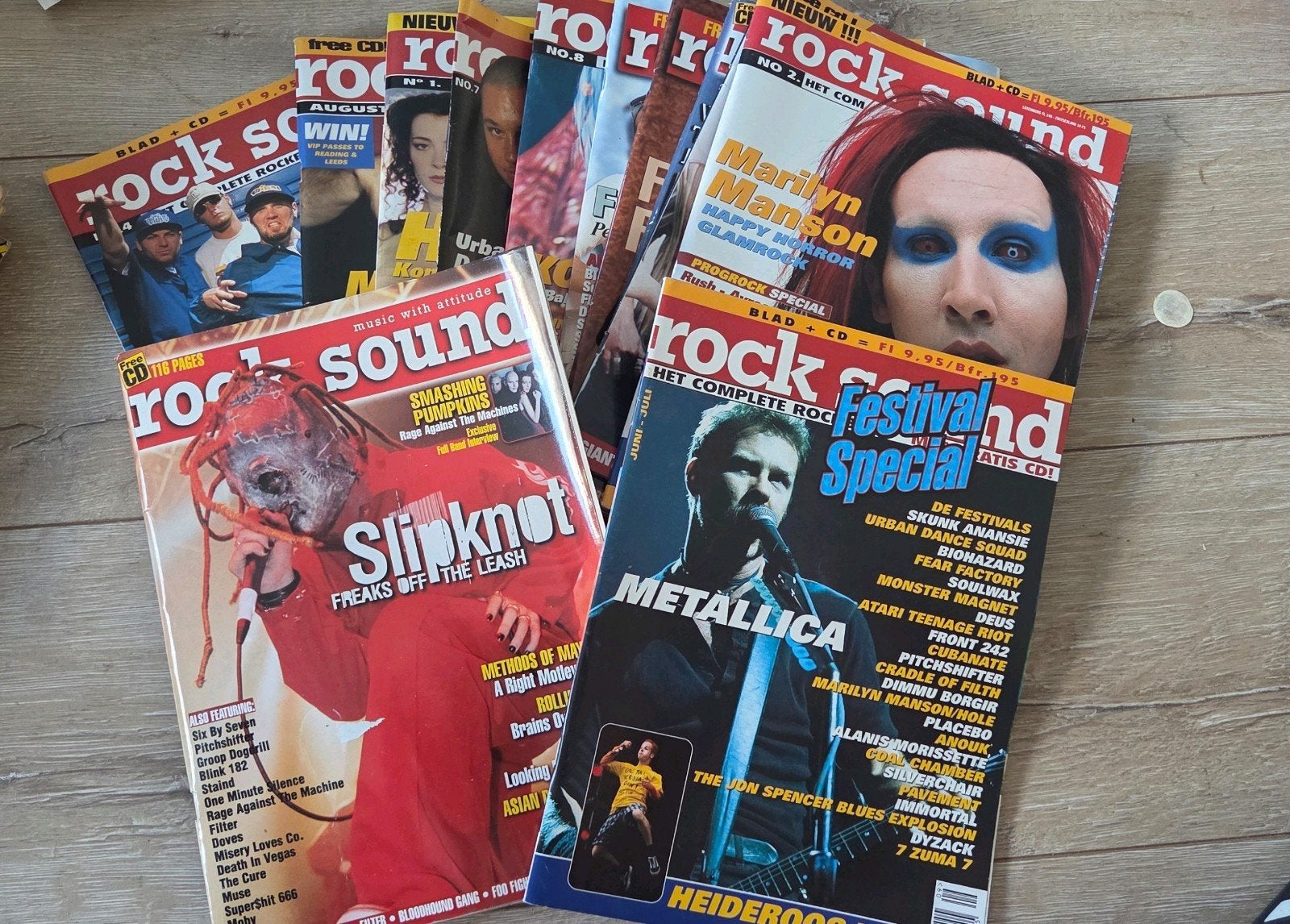 rocksound rock sound tijdschriften metallica slipknot, Ophalen of Verzenden, Muziek, Film of Tv