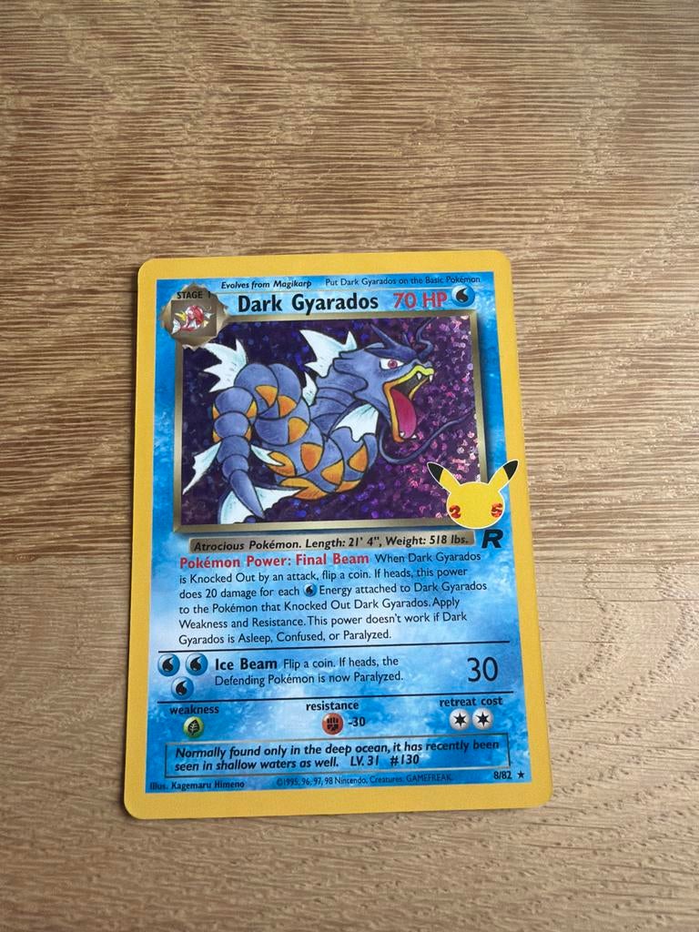 Pokémon Dark Gyarados, Ophalen of Verzenden, Nieuw, Losse kaart