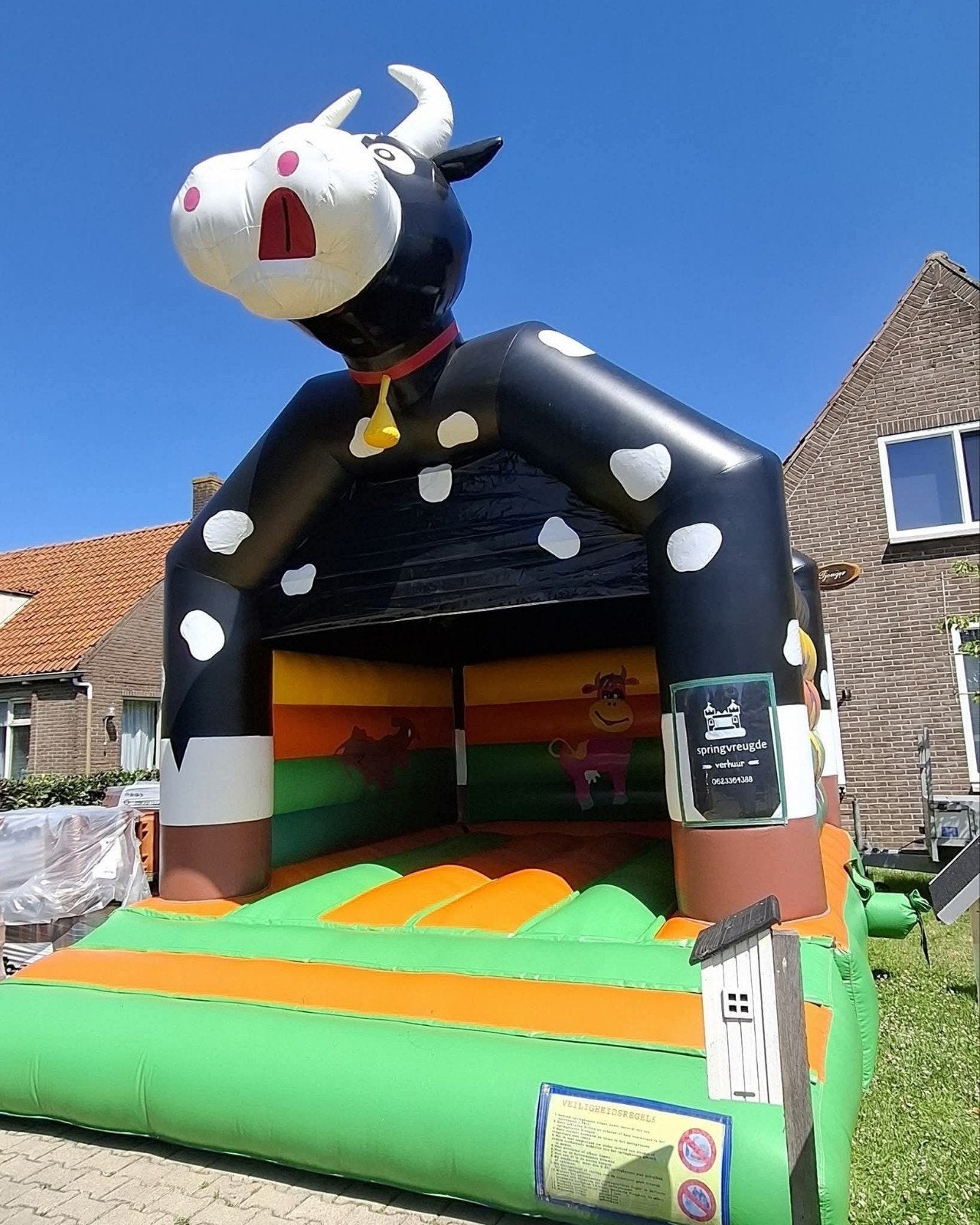 springkussen koe te huur, Ophalen, Nieuw, Verjaardag