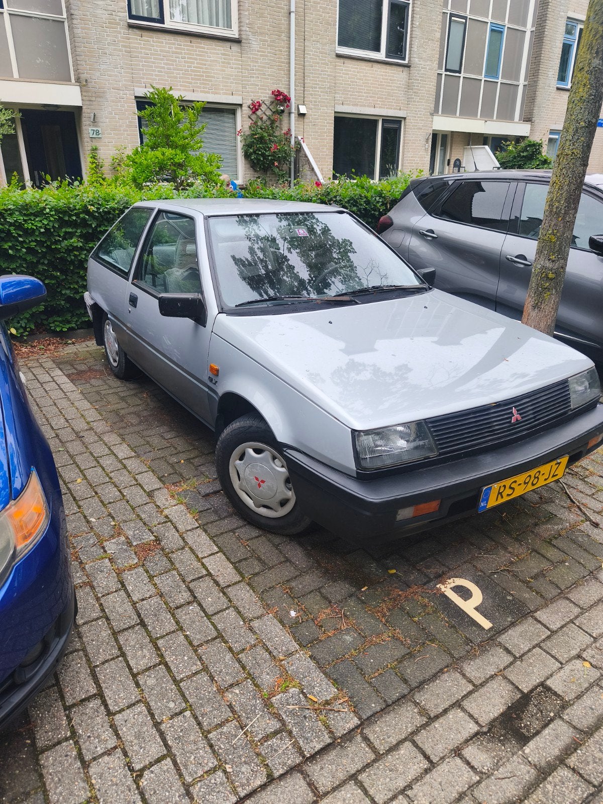 Mitsubishi Colt 1.2 EL B6 1987 Grijs, Voorwielaandrijving, 750 kg, 4 cilinders, 840 kg