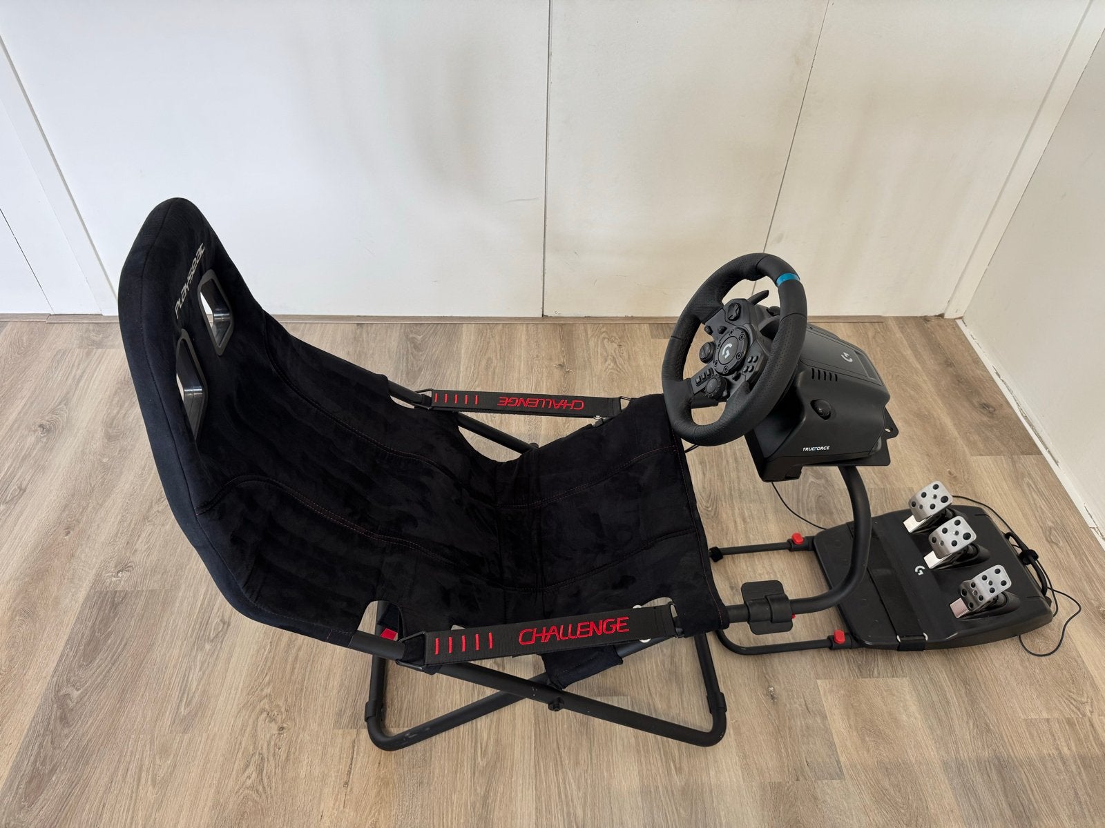 Logitech G923 racestuur met Playseat Challenge, Spelcomputers en Games, Ophalen, Zo goed als nieuw