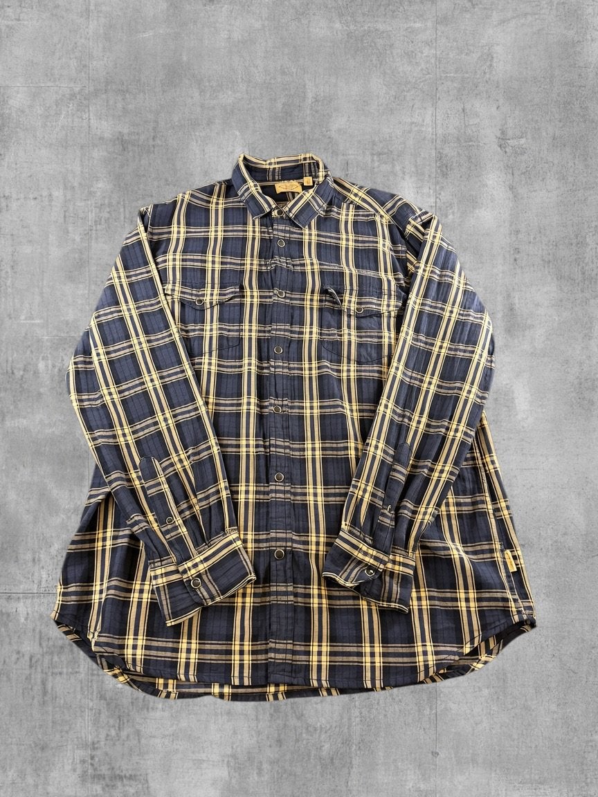 Lee blouse grijs geruit heren maat L overhemd flanel check, Verzenden, Zo goed als nieuw, Halswijdte 41/42 (L), Grijs