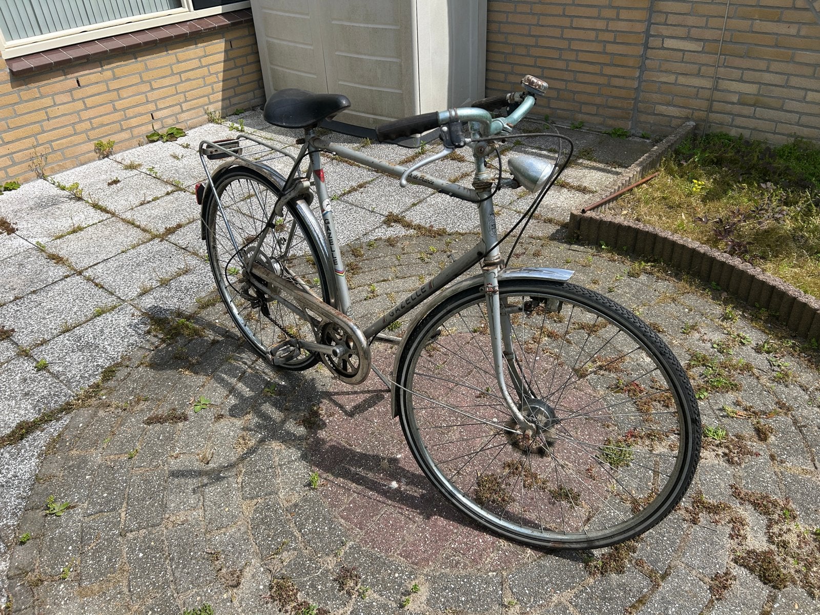 Oude Gazelle fiets - Vintage stadsfiets, Ophalen, Trommelrem, Jaren '60 of nieuwer