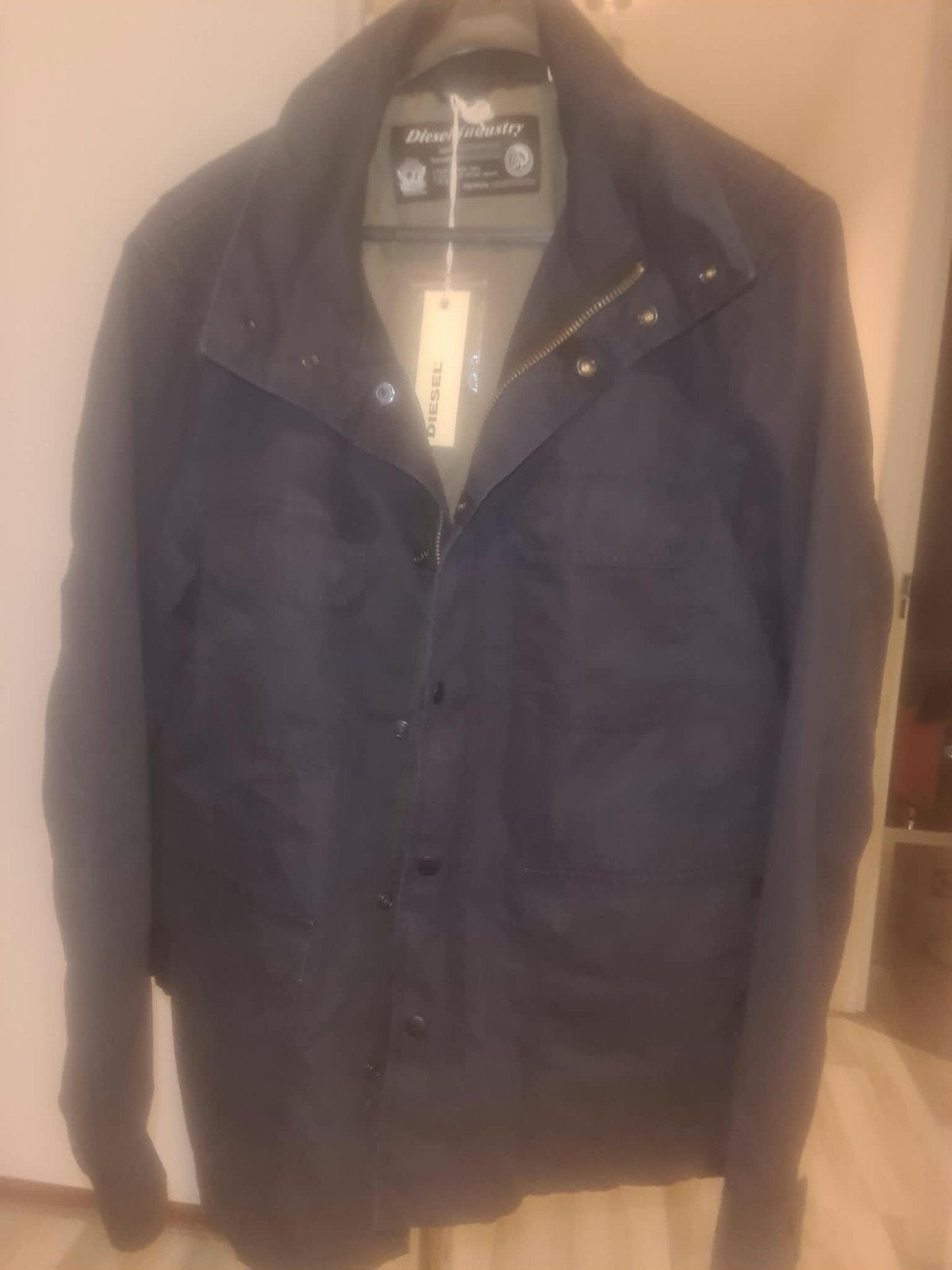 Nieuwe Diesel Industry jas, maat M, donkerblauw, Diesel, Nieuw, Ophalen of Verzenden, Maat 48/50 (M)