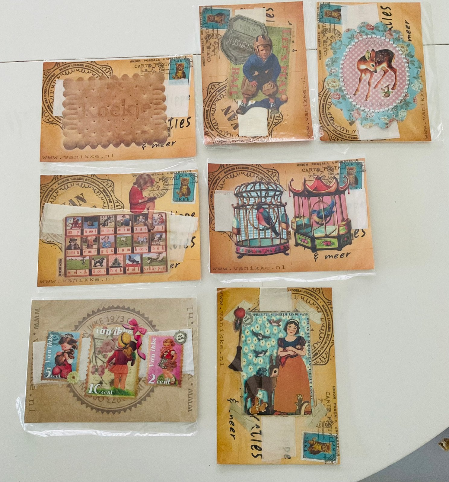 Set met 7 hippe strijkapplicaties van van ikke, Ophalen of Verzenden, Nieuw
