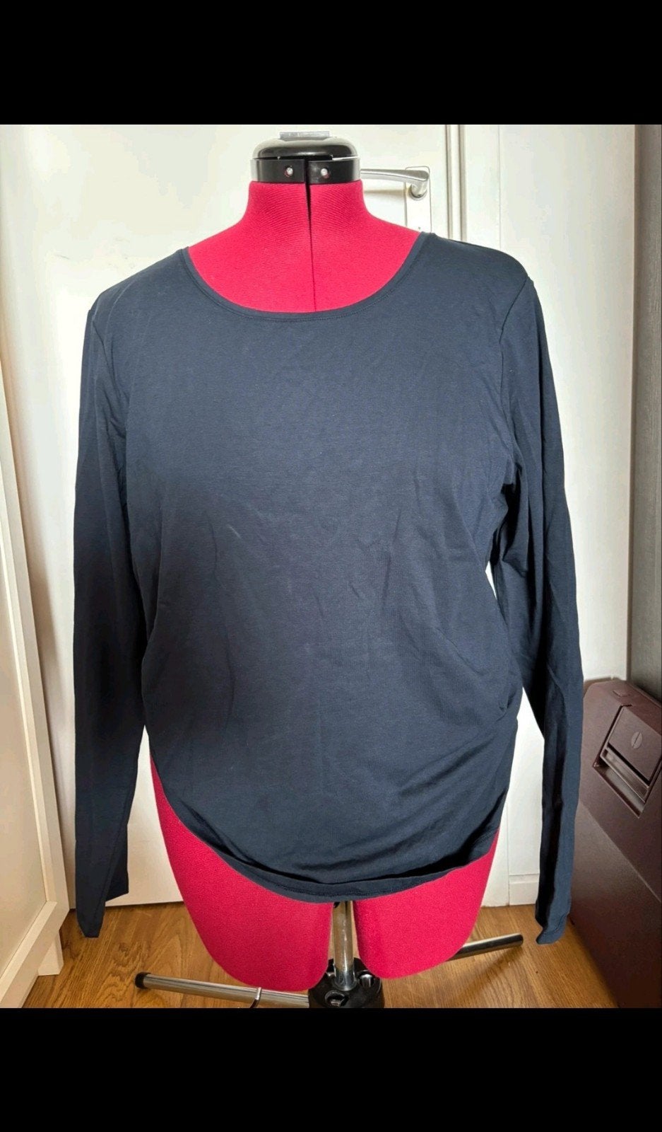 Zgan shirt lange mouw hema maat xl, Blauw, Maat 46/48 (XL) of groter, Ophalen of Verzenden, Zo goed als nieuw