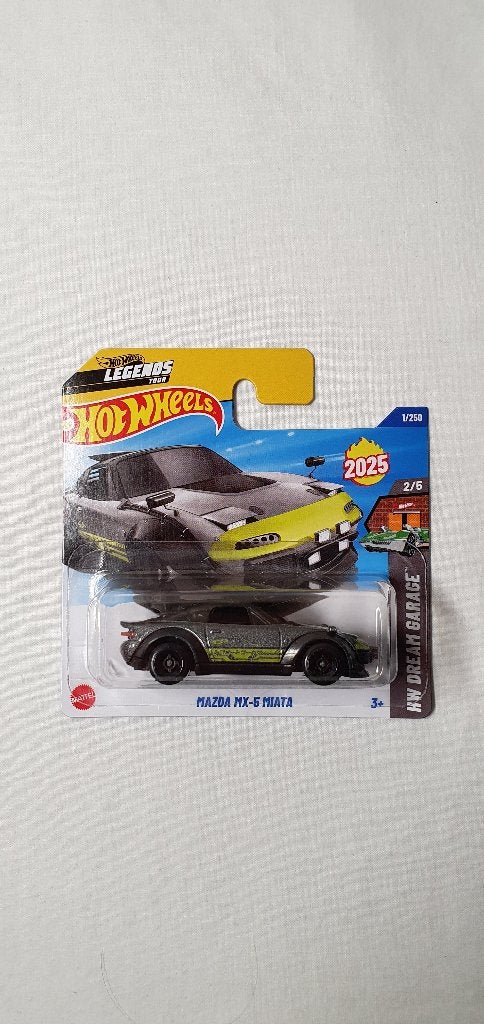 Hot wheels Mazda MX-5 maita grijs, Ophalen of Verzenden, Nieuw, Auto