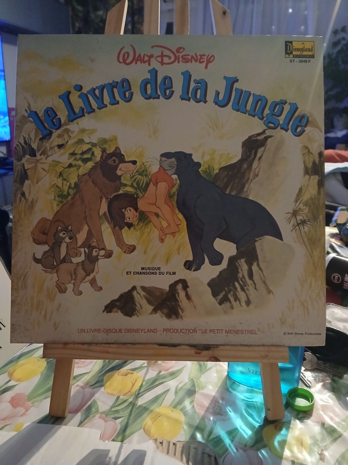 Walt Disney - Le Livre de la Jungle LP (Disneyland), Cd's en Dvd's, Ophalen of Verzenden, Gebruikt, 12 inch, LP