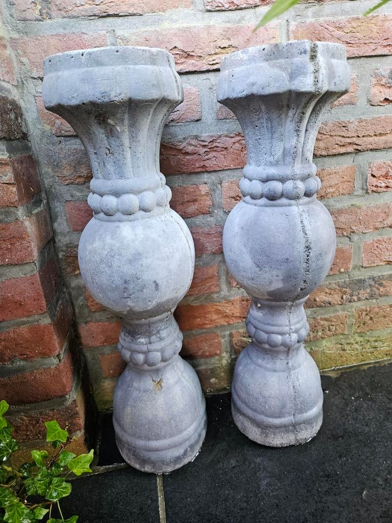 Betonnen kandelaars voor binnen of buiten - 50 cm hoog, Huis en Inrichting, Woonaccessoires | Kandelaars en Kaarsen, Ophalen, Overige materialen
